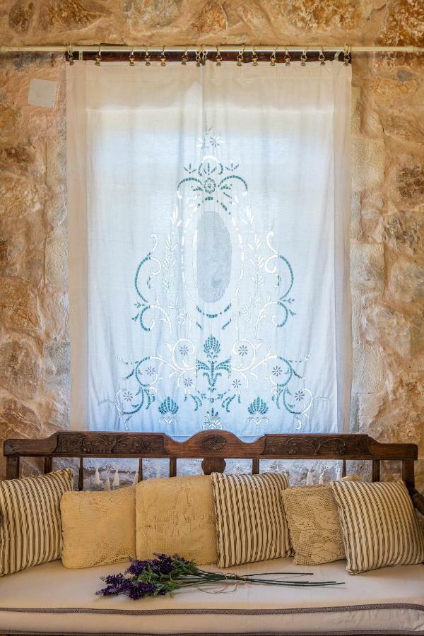 Stone Built Villa Galatia, Poolside & Perfect View Kares Exterior photo